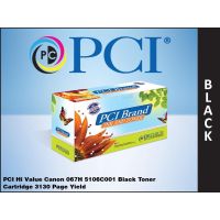 PCI 5106C001 Eco-Friendly Reman Canon 067H Black Toner Cartridge 3130 Pages