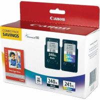 Canon 5206B005 PG-240XL CL-241XL Ink Photo Paper 50 Sheets MG2120 MG3120 Series