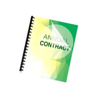 Fellowes 52089 Crystal Clear Binding Covers Letter Size