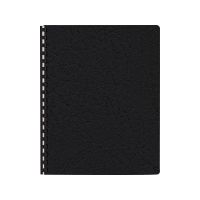 Fellowes 52138 Expressions Grain Black Oversize Binding Covers