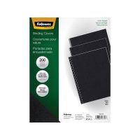 Fellowes 5217001 Expressions Linen Black Letter Binding Covers