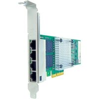 Axiom 540-BBHS-AX 10/100/1000Mbps Quad Port RJ45 PCIe x4 NIC Card Dell 540-BBHS