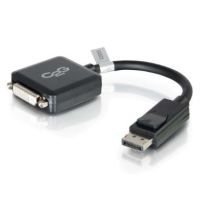 C2G DisplayPort Male to DVI-D Female Adapter Converter (Black, 8") - 54321