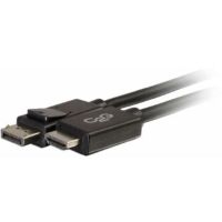 C2G DisplayPort Male to HDMI Male Cable (10', Black) - 54327