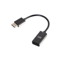C2G 8in DisplayPort to HDMI Adapter - 4K - Passive - Black - 54431