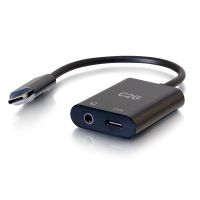 C2G 54438 USBC TO AUX AND USBC FOR AUDIO AND POWER