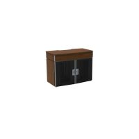 Spectrum AV Credenza Two Bay With Locking Door For AV System Cabinet Unit 55532-BKBKS253D0002