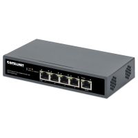 Intellinet 561808 PoE-Powered 5-Port Gigabit Switch PoE Passthrough
