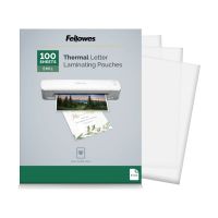 Fellowes 5743501 Thermal Laminating Pouches Letter 5Mil 100 Pack