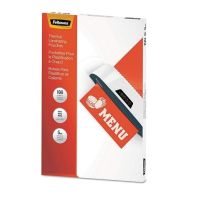 Fellowes Thermal Laminating Pouches Menu 5 Mil Sheet 100-Pack 5746001