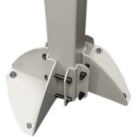 Ergotron HD Arm Post Mounting Solutions Bracket (Gray) - 60-154-100