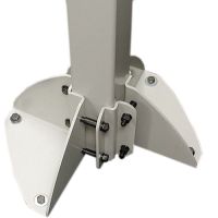 Ergotron 3 x 3" Post Peripheral Bracket (Gray) - 60-158-100