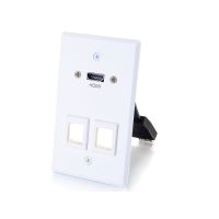 C2G 60161 Single HDMI 2 Keystone White All Flexible RapidRun