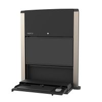 Ergotron Carefit Wall-Mount Up To 27" Monitor Enclosure Matte Black 61-367-060