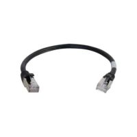 C2G 3ft Cat6a Snagless Shielded (STP) Ethernet Cable - Cat6a Network Patch Cable - PoE - Black - 708