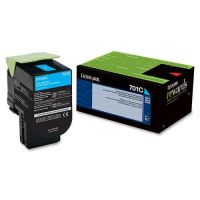 Lexmark 70C10C0 - cyan - original - toner cartridge - LCCP, LRP