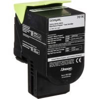 Lexmark 70C10K0 701K - black - original - toner cartridge - LCCP, LRP