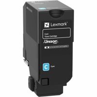 Lexmark 71C00CG - cyan - original - toner cartridge - LCCP, LRP, government GSA - TAA Compliant