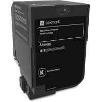 Lexmark 74C10K0 Black Return Program Toner Cartridge