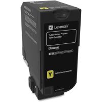 Lexmark 74C10Y0 Yellow Return Program Toner Cartridge  