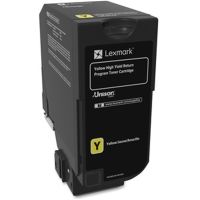Lexmark 74C1HY0 - High Yield - yellow - original - toner cartridge - LCCP, LRP
