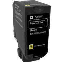 Lexmark 74C1SY0 - yellow - original - toner cartridge - LCCP, LRP