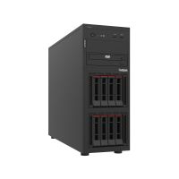 Lenovo 7DCEA01VNA ThinkSystem ST250 V3 Tower Server - Intel Xeon E-2400 - 128GB DDR5 ECC - PCIe Gen5 - Hot-Swap Bays - Dual Gigabit