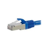 C2G 10ft Cat6 Snagless Shielded (STP) Ethernet Cable - Cat6 Network Patch Cable - PoE - Blue - 800