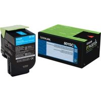 Lexmark 80C1SC0 Cyan Standard Yield Return Program Toner Cartridge