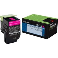 Lexmark 80C1XM0 Magenta Return Program Toner CX510