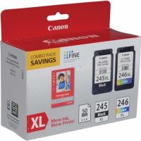 CANON - INK SUPPLIES 8278B005 PG-245XL/CL-246XL PHOTO PAPER  