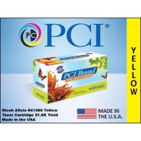 PCI 841360-PCI Ricoh 841360 Yellow Toner 21.6K Aficio  