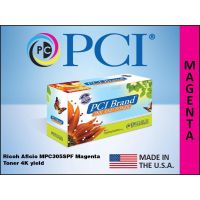PCI 841592-PCI Ricoh 841592 842121 Magenta Toner Cartridge 4000 Pages  