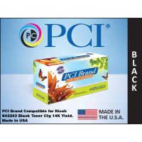 PCI 842243-PCI Ricoh 842243 MPC501 Black Toner 14K Yield  