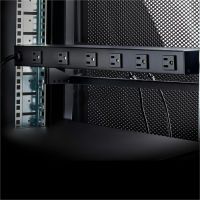 StarTech 8-Outlet Horizontal Rack Mount PDU, 1U Server Power Strip w/Surge Protector, 125V/15A, 8ft Power Cable, TAA - 8NM8-RACK-MOUNT-PDU