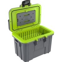 Pelican 8Q-1-DKGRYEGRN Personal Cooler (Dark Gray / Green)