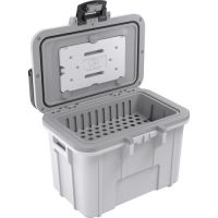 Pelican 8Q-1-WHTGRY Personal Cooler (White / Gray)