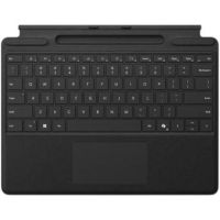 Microsoft 8XB-00162 Surface Pro Keyboard Cover with Pen Storage (Black, Brown Box Package)
