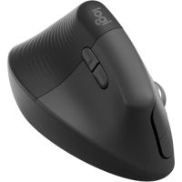 Logitech 910-006491 Lift for Business, Vertical Ergonomic Mouse, Wireless, Bluetooth, Logi Bolt USB, Quiet clicks, Graphite