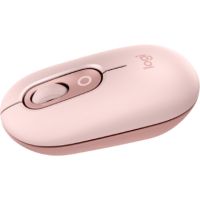 Logitech POP Mouse, Compact and Portable Wireless Bluetooth Mouse With Programmable Buttons and Quiet Clicks, Easy-Switch Between up to 3 Devices, Rose