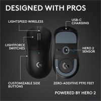 Logitech 910-007518 G PRO X SUPERLIGHT 2c LIGHTSPEED Wireless Gaming Mouse (Black)