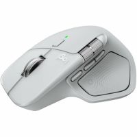 Logitech 910-007574 MX Master 4 Wireless Mouse for Mac (White Silver)