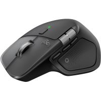 Logitech 910-007575 MX Master 4 for Mac, Ergonomic Bluetooth Mouse with Advanced Performance Haptic Feedback, Ultra-Fast Scrolling