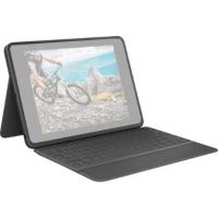 Logitech Rugged Folio Protective Keyboard Case for 10.2" iPad 7/8/9th Gen (Graphite) - 920-009312