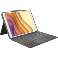 Logitech Combo Touch Keyboard/Cover Case for 10.5" Apple iPad (7th Generation), iPad (8th Generation), iPad Air (3rd Generation), iPad Pro Tablet - Black