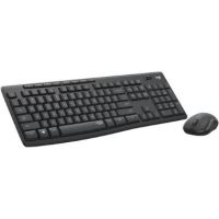 Logitech MK295 Silent Wireless Keyboard & Mouse Combo (Graphite) - 920-009782