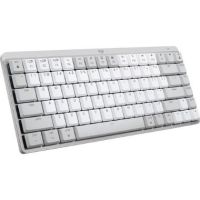 Logitech MX Mechanical Mini for Mac Wireless Keyboard (Pale Gray, Tactile Quiet) - 920-010553
