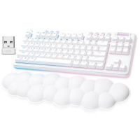 Logitech G G715 LIGHTSPEED Wireless Mechanical Gaming Keyboard (White Mist, GX Red Switches) - 920-010684