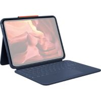 Logitech Rugged Combo 4 Touch Rugged Keyboard/Cover Case (Folio) for 10.9" Apple iPad (10th Generation & A16) iPad, Stylus - Classic Blue