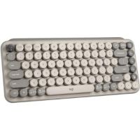 Logitech POP Keys Wireless Bluetooth Mechanical Keyboard (Mist) - 920-011232